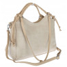 Torebka damska shopper pojemna listonoszka na ramię torba MC599 Beżowa