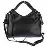 Torebka damska shopper pojemna listonoszka na ramię torba MC599 Czarna