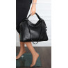 Torebka damska shopper pojemna listonoszka na ramię torba MC599 Czarna