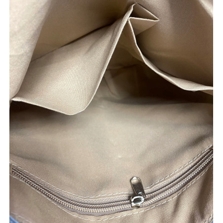 Torebka damska HERISSON pojemna ażurowa na ramię Listonoszka 15B322 Różowa