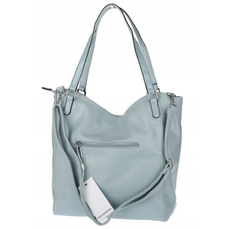 Torebka Damska Listonoszka Worek Shopper Torba na Ramię SR8257 Niebieska