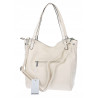 Torebka Damska Listonoszka Worek Shopper Modna Torba na Ramię SR8257 Beżowa