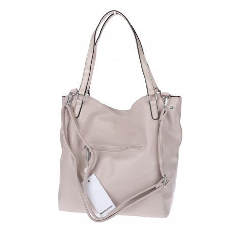 Torebka Damska Listonoszka Worek Shopper Modna Torba na Ramię SR8257 Szara