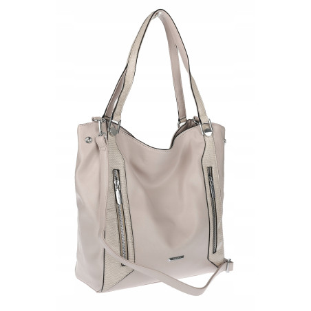 Torebka Damska Listonoszka Worek Shopper Modna Torba na Ramię SR8257 Szara