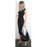 Torebka Damska Listonoszka Worek Shopper Modna Torba na Ramię CH2214 Czarna