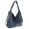 Torebka Damska Shopper Plecak Miejska 2w1 Worek na Ramię SR090 Granatowa
