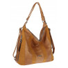 Torebka Damska Shopper Plecak Miejska 2w1 Worek na Ramię SR090 Brązowa
