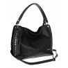 Torebka damska worek shopper pojemna miejska casual na ramię CH3368 Czarna