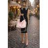 Torebka damska worek shopper pojemna miejska casual na ramię CH3368 Różowa
