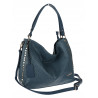 Torebka damska worek shopper pojemna miejska na ramię CH3368 Granatowa