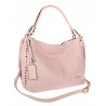 Torebka damska worek shopper pojemna miejska casual na ramię CH3368 Różowa