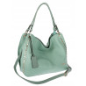 Torebka damska worek shopper pojemna miejska casual na ramię CH3368 Zielona