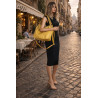 Torebka damska worek shopper pojemna miejska casual na ramię CH3368 Żółta