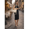 Torebka damska worek shopper pojemna miejska casual na ramię CH3368 Beżowa