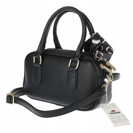 Torebka damska listonoszka kuferek pojemna na ramię torba CH662179 Czarna