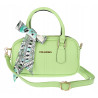 Torebka damska listonoszka kuferek pojemna na ramię torba CH662179 Zielona