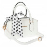 Torebka damska listonoszka kuferek pojemna na ramię torba CH662179 Biała