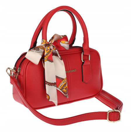 Torebka damska listonoszka kuferek pojemna na ramię torba CH662179 Czerwona