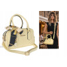 Torebka damska listonoszka kuferek pojemna na ramię torba CH662179 Żółta