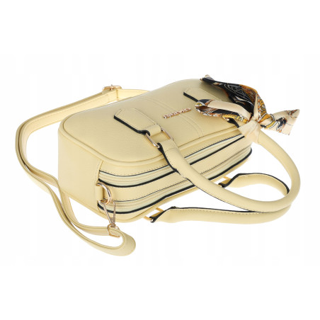 Torebka damska listonoszka kuferek pojemna na ramię torba CH662179 Żółta