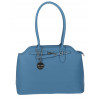 Torebka damska kuferek shopper A4 pojemna na ramię torba OSY84 Niebieska