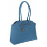Torebka damska kuferek shopper A4 pojemna na ramię torba OSY84 Niebieska