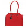 Torebka damska kuferek shopper A4 pojemna na ramię torba OSY84 Czerwona