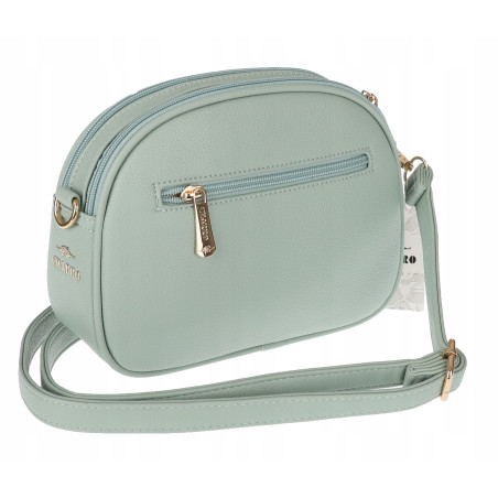 Torebka damska listonoszka pleciona miejska na ramię torba CH3354 Zielona