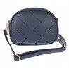 Torebka damska listonoszka pleciona miejska na ramię torba CH3354 Granatowa