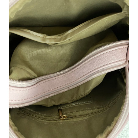 Torebka damska listonoszka pleciona miejska na ramię torba CH3354 Granatowa