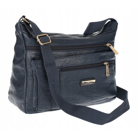 Torebka Damska Listonoszka Modna Pojemna Torba na Ramię CH894 Granatowa