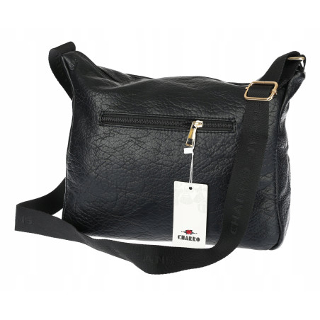 Torebka Damska Listonoszka Modna Pojemna Torba na Ramię casual CH894 Czarna