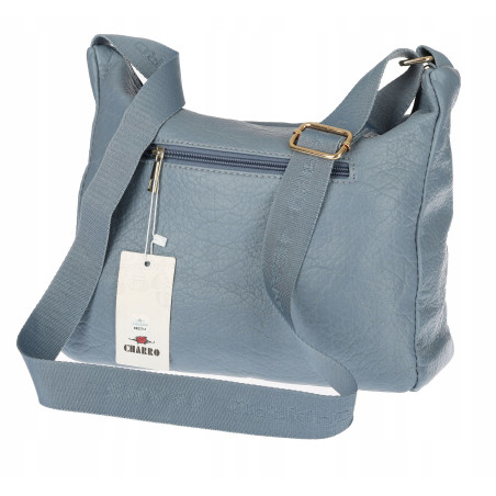 Torebka Damska Listonoszka Modna Pojemna Torba na Ramię CH894 Niebieska