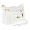 Torebka Damska Listonoszka Modna Pojemna Miejska Torba na Ramię CH894 Biała