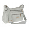 Torebka Damska Listonoszka Modna Pojemna Miejska Torba na Ramię CH894 Szara