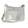 Torebka Damska Listonoszka Modna Pojemna Miejska Torba na Ramię CH894 Szara