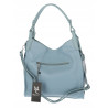 Torebka damska worek shopper pojemna torba na ramię frędzle MC675 Niebieska