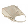 Torebka damska worek shopper pojemna torba na ramię frędzle MC675 Beżowa