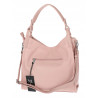 Torebka damska worek shopper pojemna torba na ramię frędzle MC675 Różowa