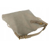 Torebka damska worek shopper pojemna elegancka torba na ramię CC3151 Beżowa