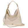 Torebka damska worek shopper pojemna elegancka torba na ramię CC3151 Beżowa