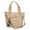Torebka damska shopper worek pojemna boho na ramię frędzle MC669 Beżowa