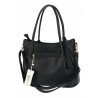 Torebka Damska Shopperka Pojemna Duża A4 Modna Torba kuferek LH6022 Czarna