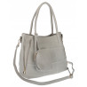 Torebka Damska Shopperka Pojemna Duża A4 Modna Torba kuferek LH6022 Szara