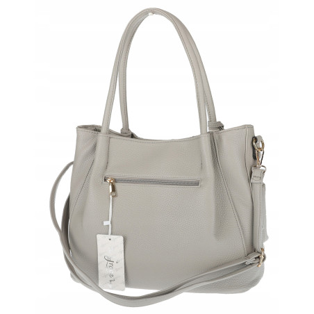Torebka Damska Shopperka Pojemna Duża A4 Modna Torba kuferek LH6022 Szara