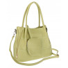 Torebka Damska Shopperka Pojemna Duża A4 Modna Torba kuferek LH6022 Zielona