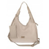 Torebka Damska Listonoszka Worek Shopper Modna Torba na Ramię CC6693 Beżowa