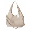 Torebka Damska Listonoszka Worek Shopper Modna Torba na Ramię CC6693 Beżowa