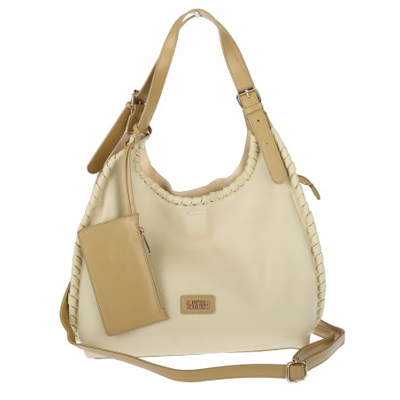 Torebka Damska Listonoszka Worek Shopper Modna Torba na Ramię CC6693 Żółta