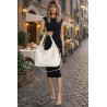 Torebka Damska Listonoszka Worek Shopper Modna Torba na Ramię CC6693 Beżowa